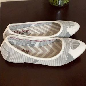 Sketchers air cooled memory foam flats.